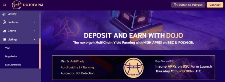DojoFarm Finance - a profitable farm on the Binance platform