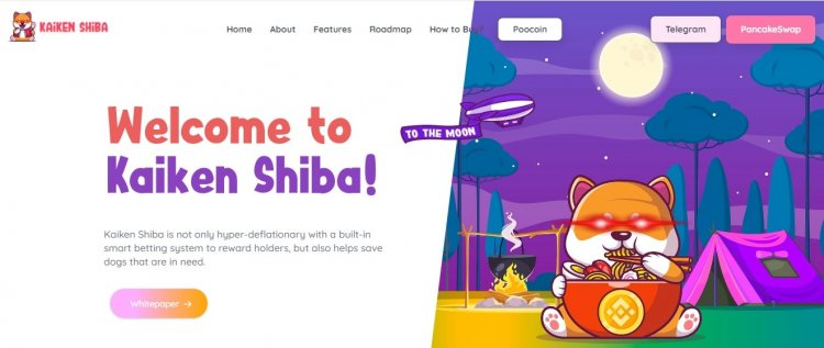 Kaiken Shiba - a charity token that helps to save dogs