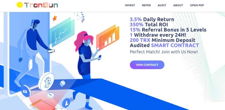Get daily dividends with TronSun