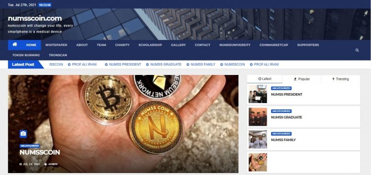 NMS (NUMSS COIN) — a private online university with cryptocurrency