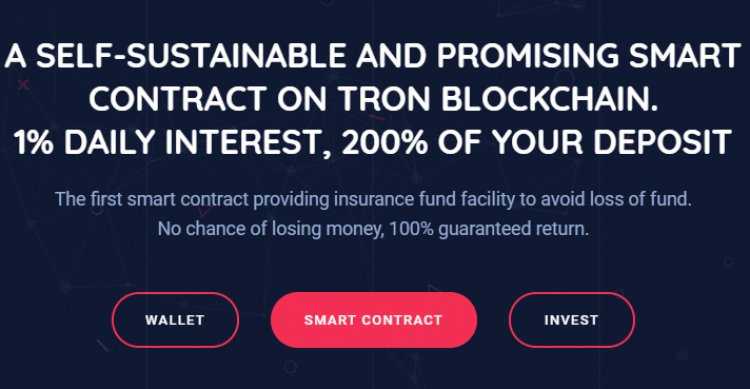 TronFace — reliable and secure smart investment contract