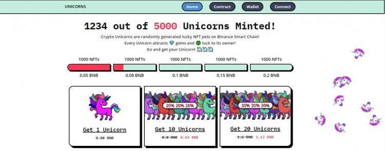 Cryptocurrency CryptoUnicorns — Unicorn Coin (UCC) has raised just over 33 ETH since the start of the current ICO