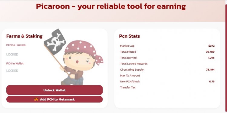 Picaroon — a blockchain based platform where users get access to various investment products