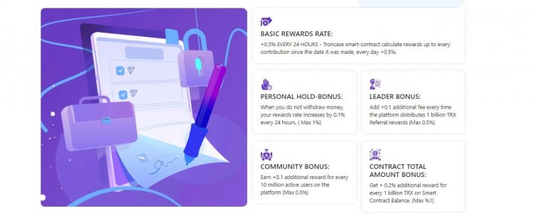 TronCase — инвестиционная программа для постоянного заработка