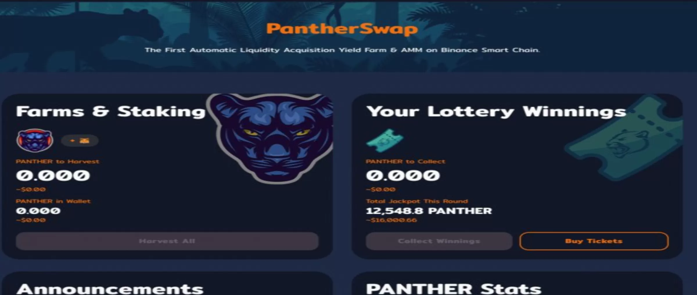 PantherSwap — взрывной запуск на BSC