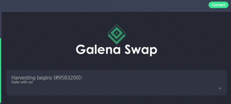 Galena Swap — the latest generation decentralized exchange Yield FarmGalena Swap — a decentralized exchange and Yield Farm