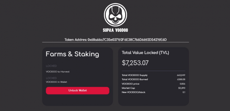 Supra VOODOO — an innovative project in the DeFi ecosystem