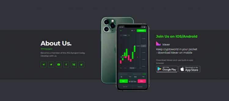 ASLAproject — первый тотализатор криптовалюты