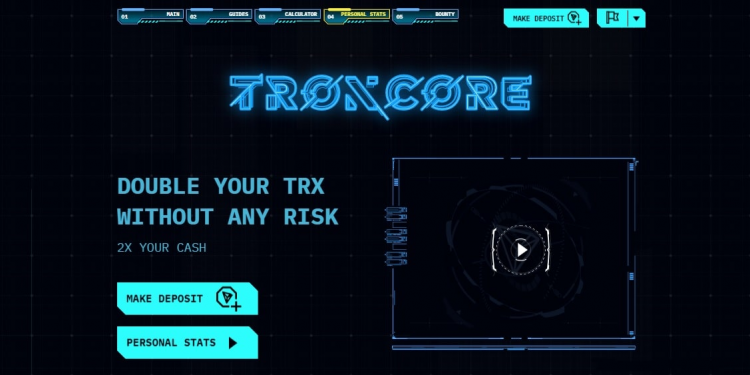 TronCore — это смарт-контракт, который работает на блокчейне
