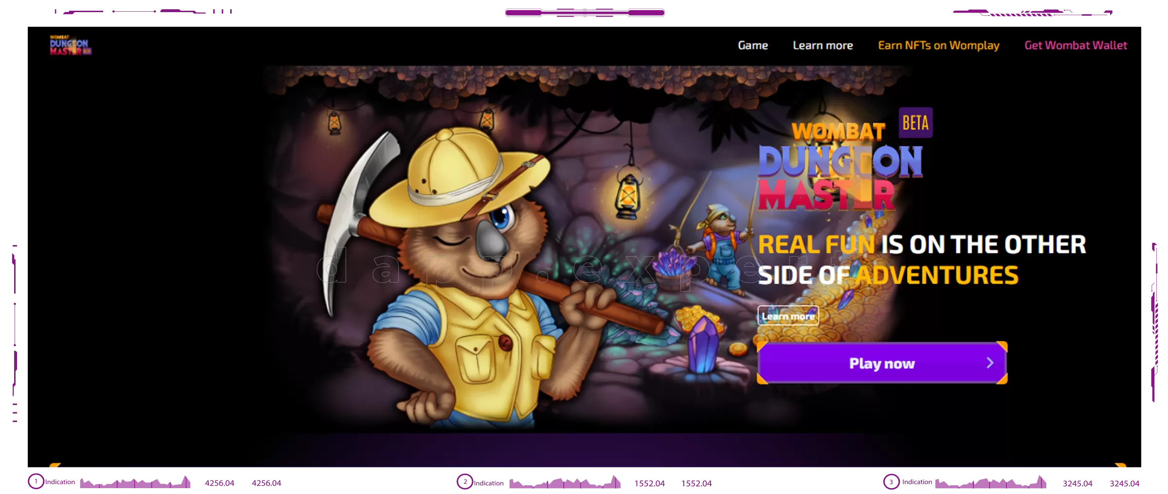 Dapp Wombat Dungeon Master