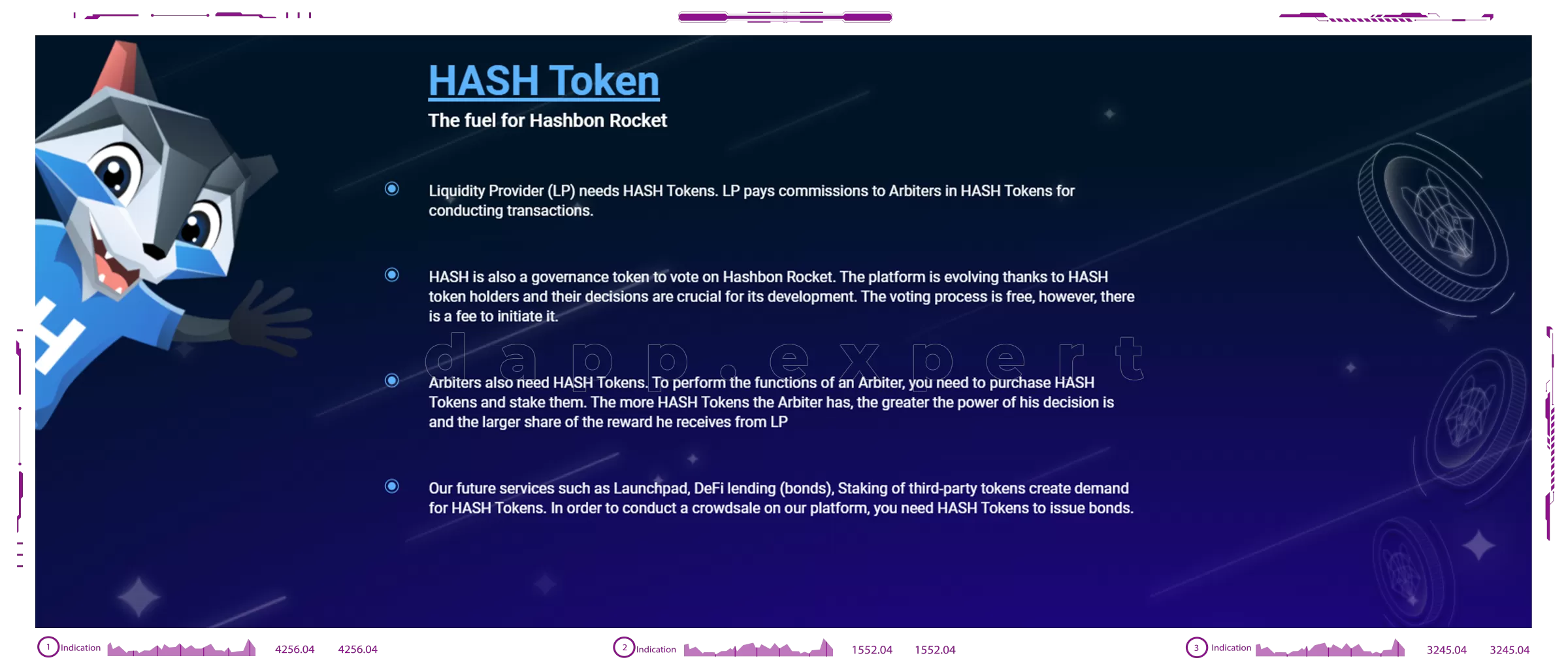 Hashbon Rocket dapps