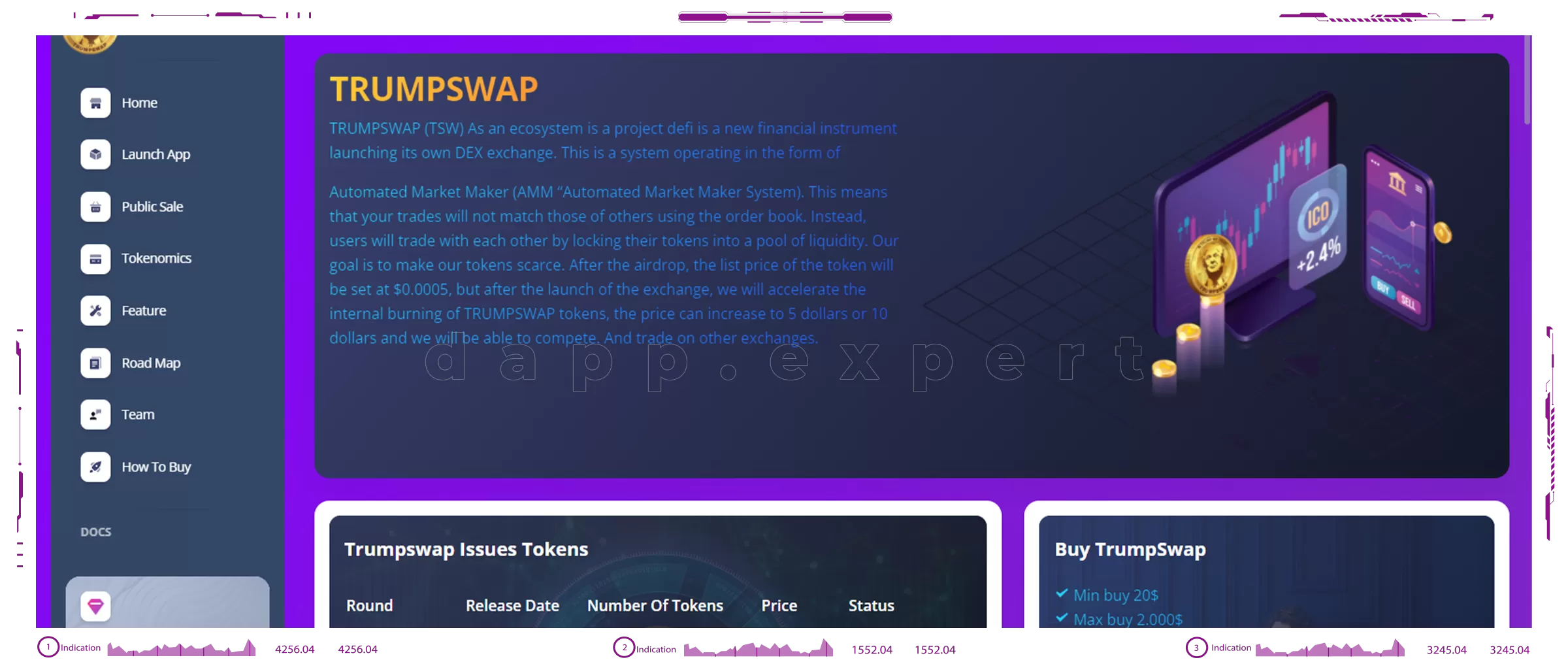 TRUMPSWAP dapps