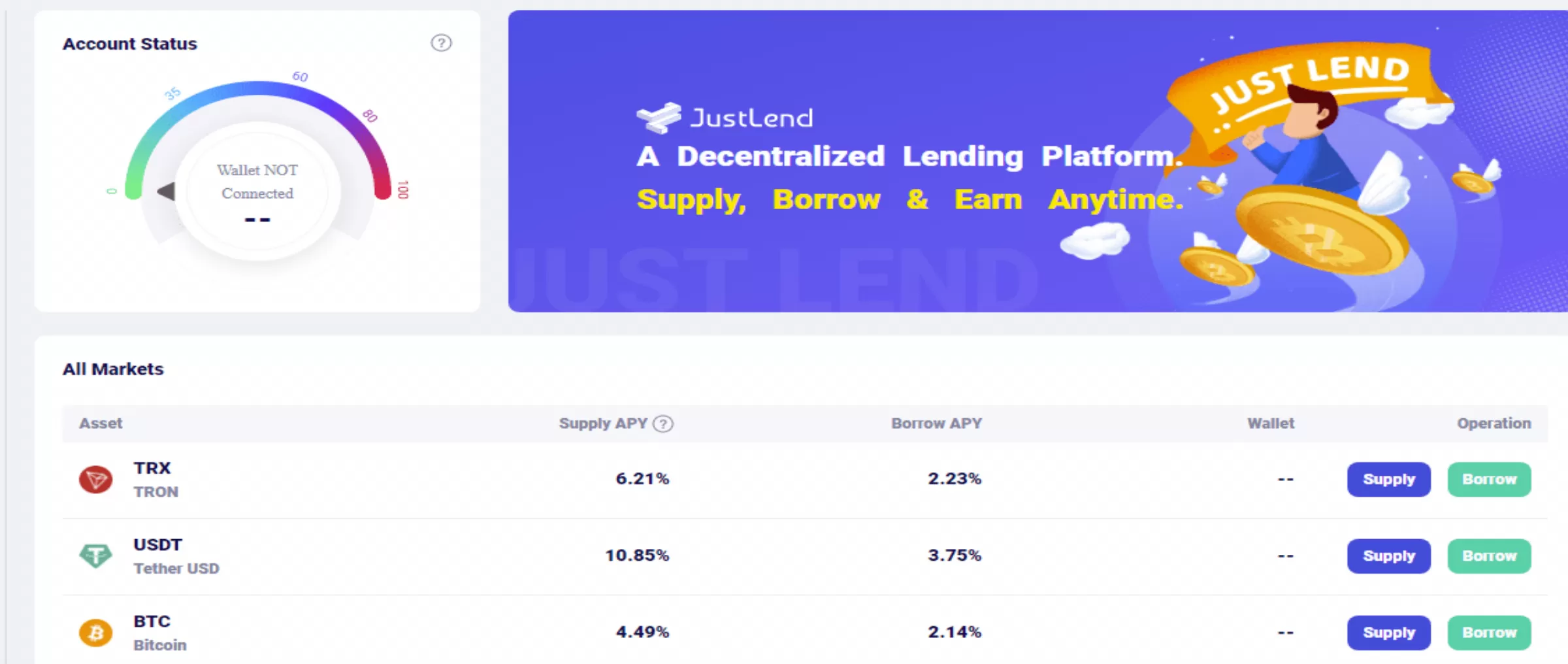 Dapps JustLend