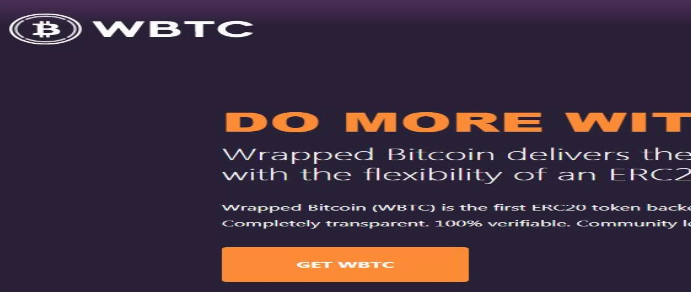 WBTC dapps