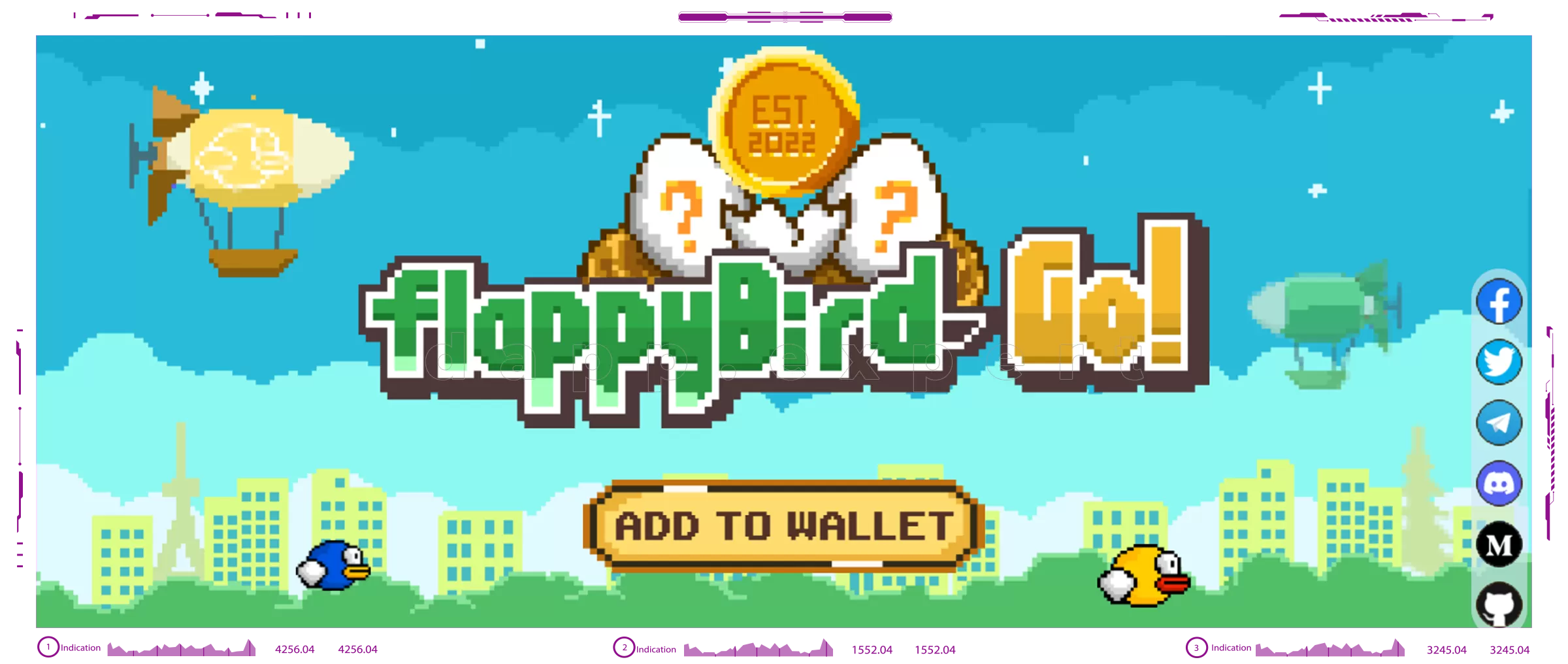 FlappyBird Go dapps