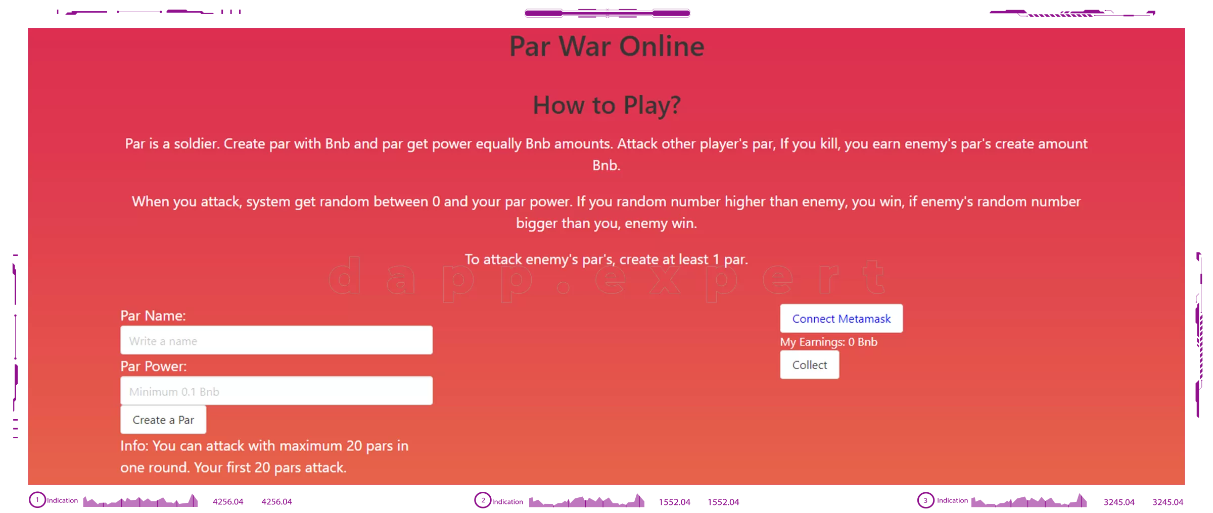 Dapp Par War Online