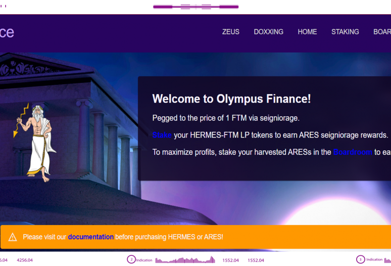 olympus finance crypto