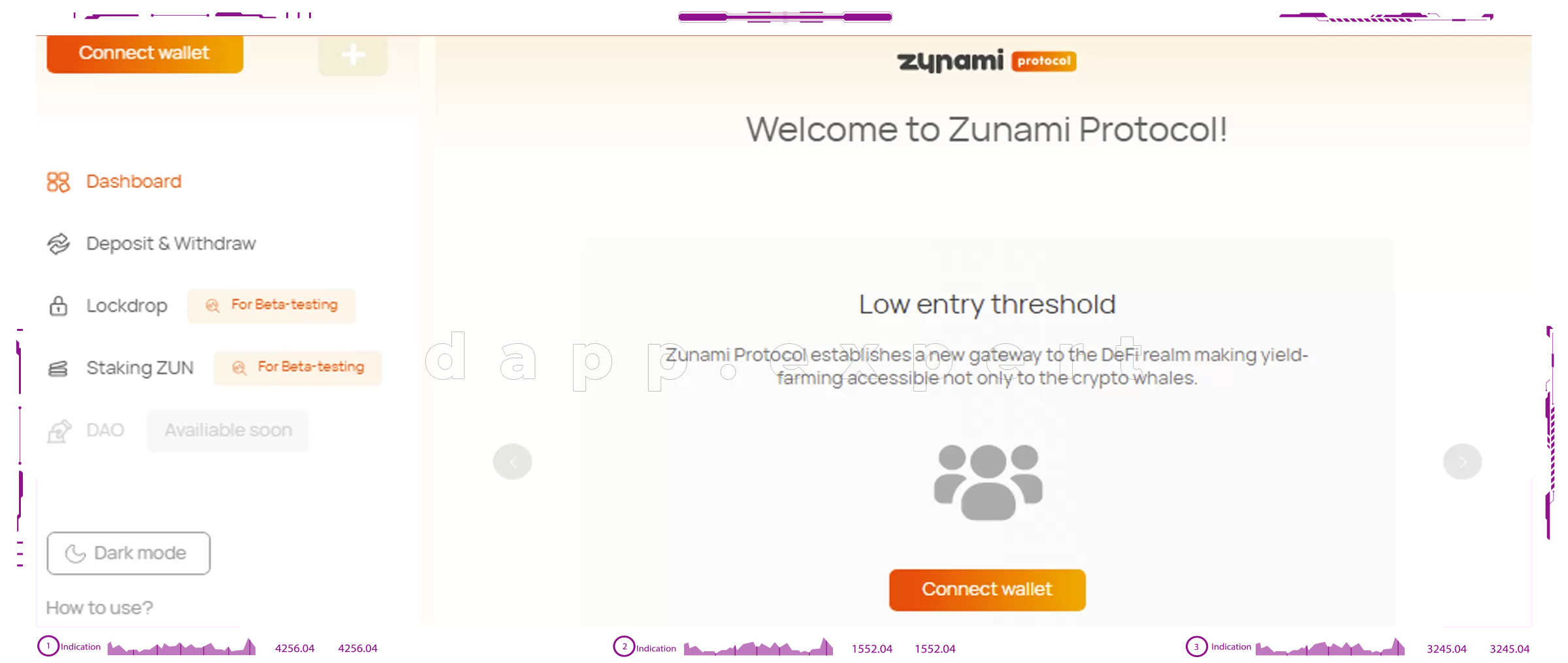 Dapp Zunami Protocol