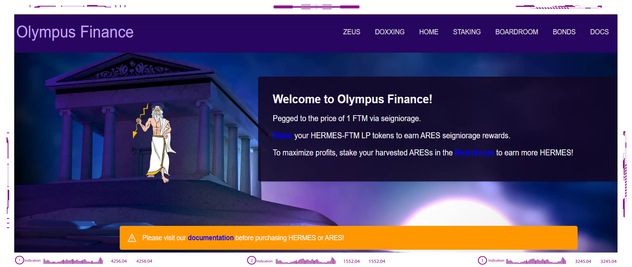 Dapp Olympus Finance