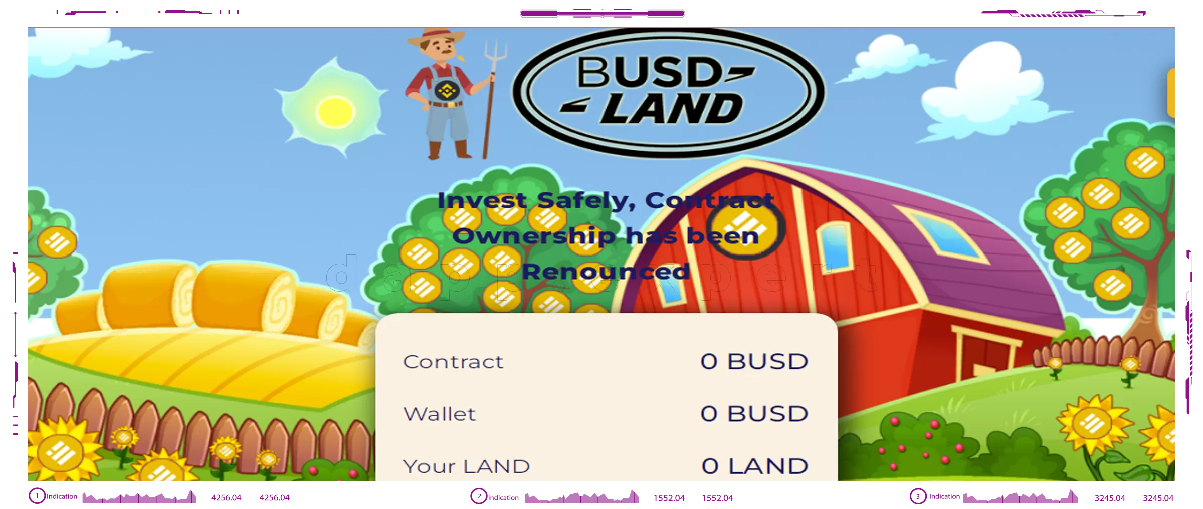 Dapp BUSD LAND