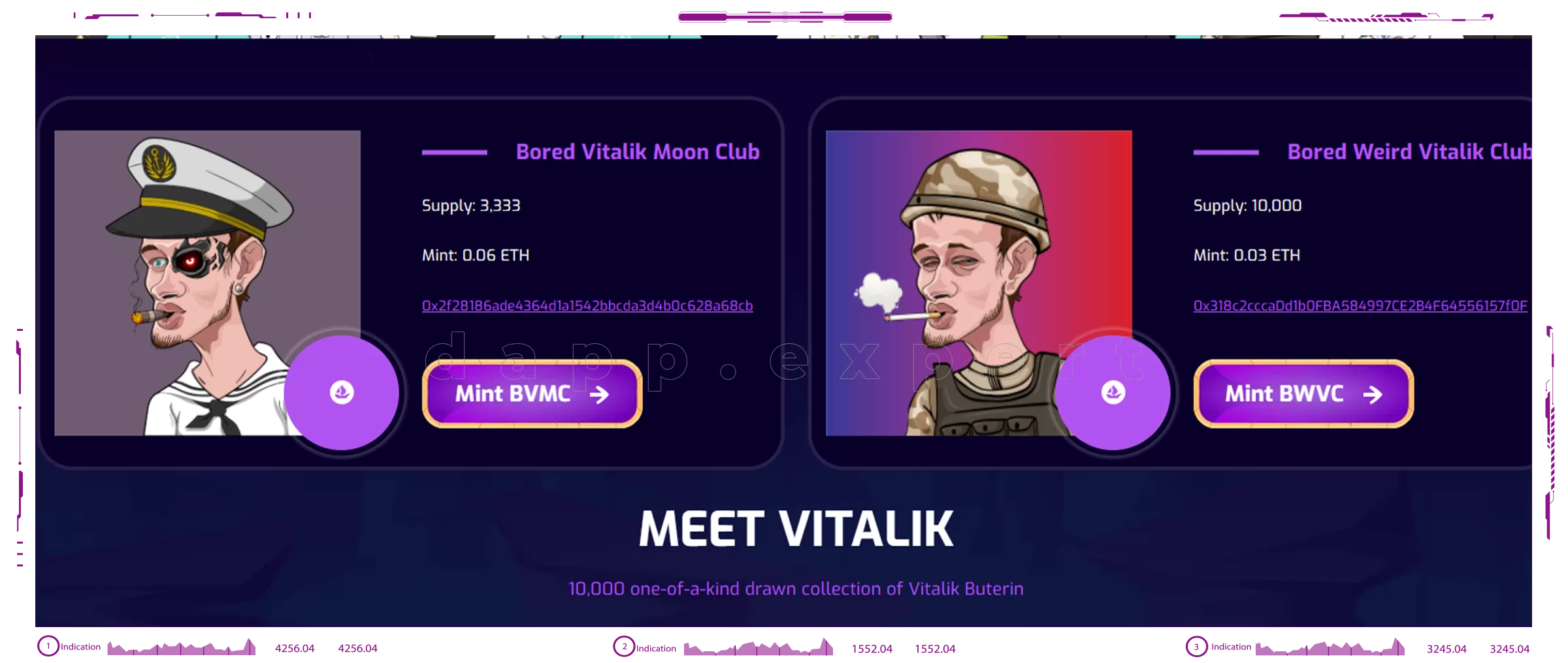 Dapp Bored Vitalik Moon Club