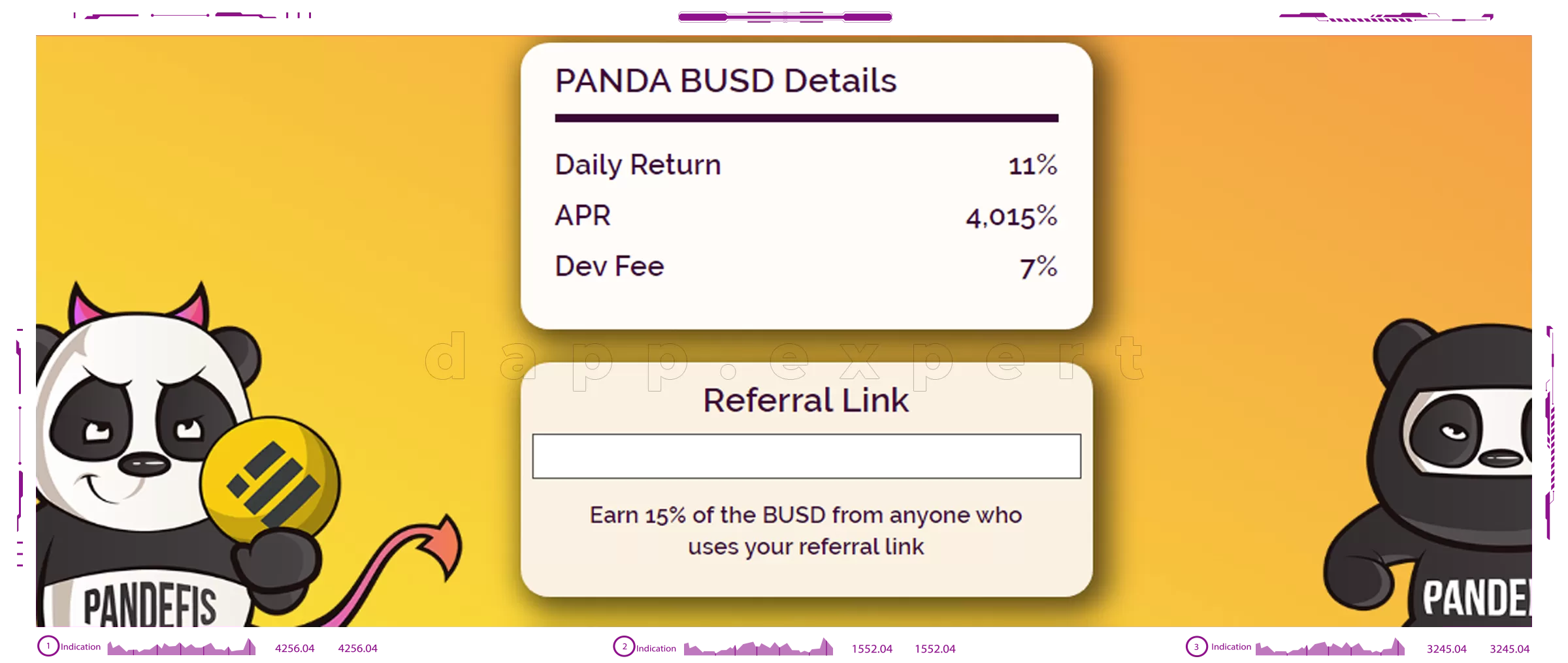 Panda BUSD dapps