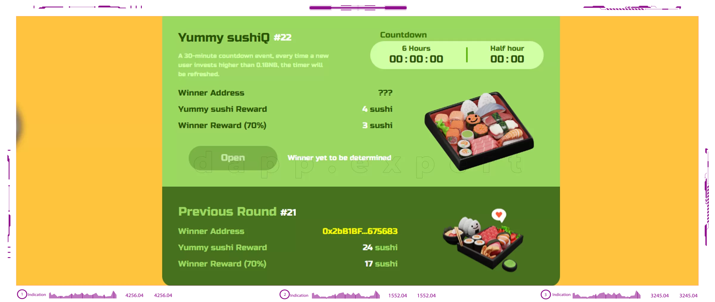sushiQ | BNB Mining Game dapps