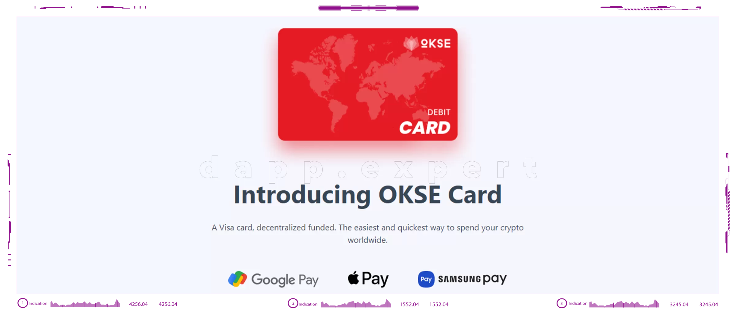 Okse Card dapps