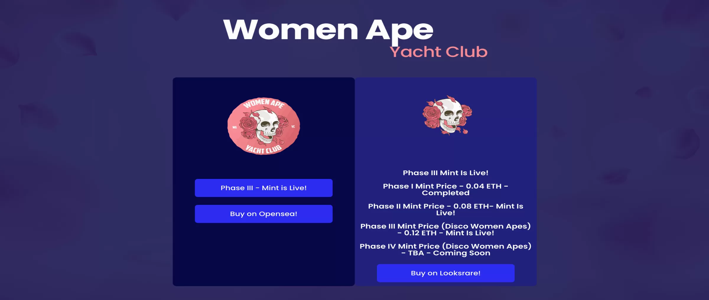 Dapp Women Ape Yacht Club