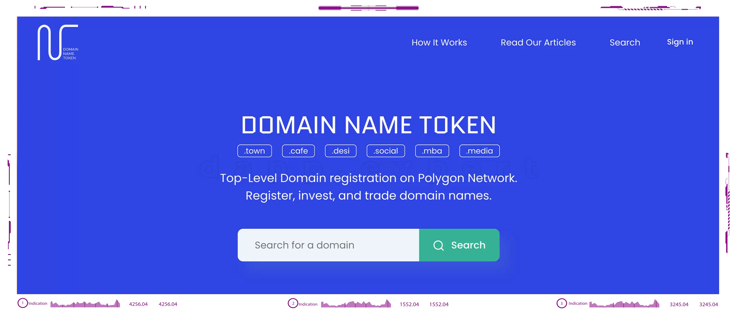 Dapp Domain Name Token