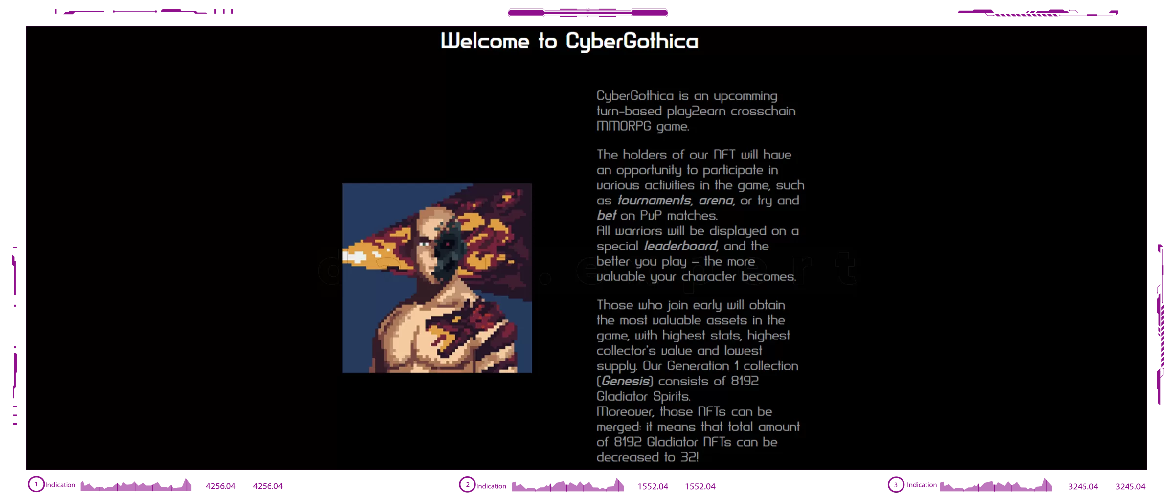 Cyber Gothica dapps