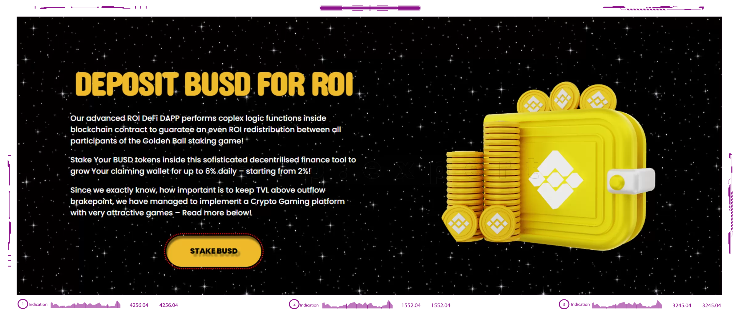 GOLDEN BALL ROI DAPP & GAMBLING dapps