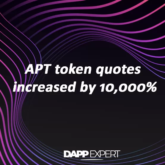 Apt token quotes increased by 10,000%