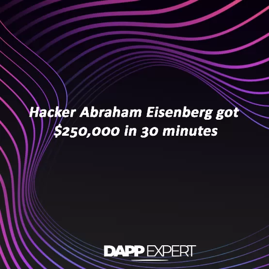 Hacker abraham eisenberg got $250,000 in 30 minutes