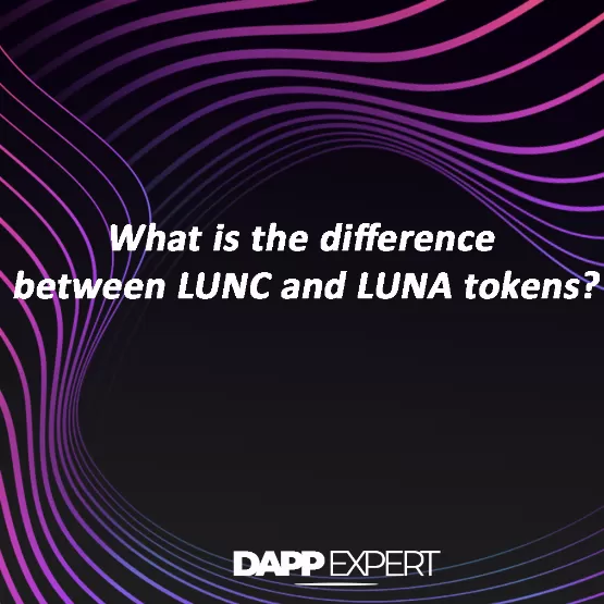 What is the difference between lunc and luna tokens?