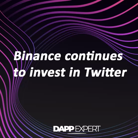 Binance continues to invest in Twitter