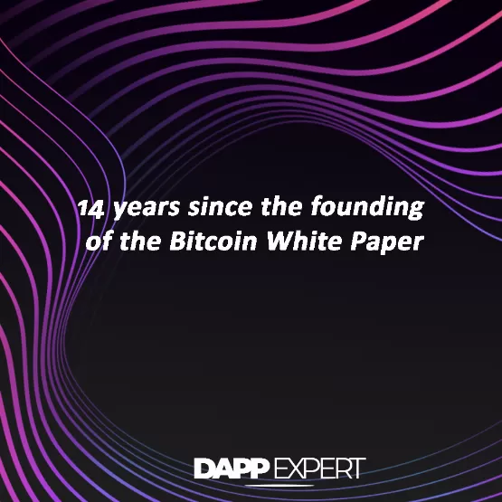 14 years since the founding of the bitcoin white paper