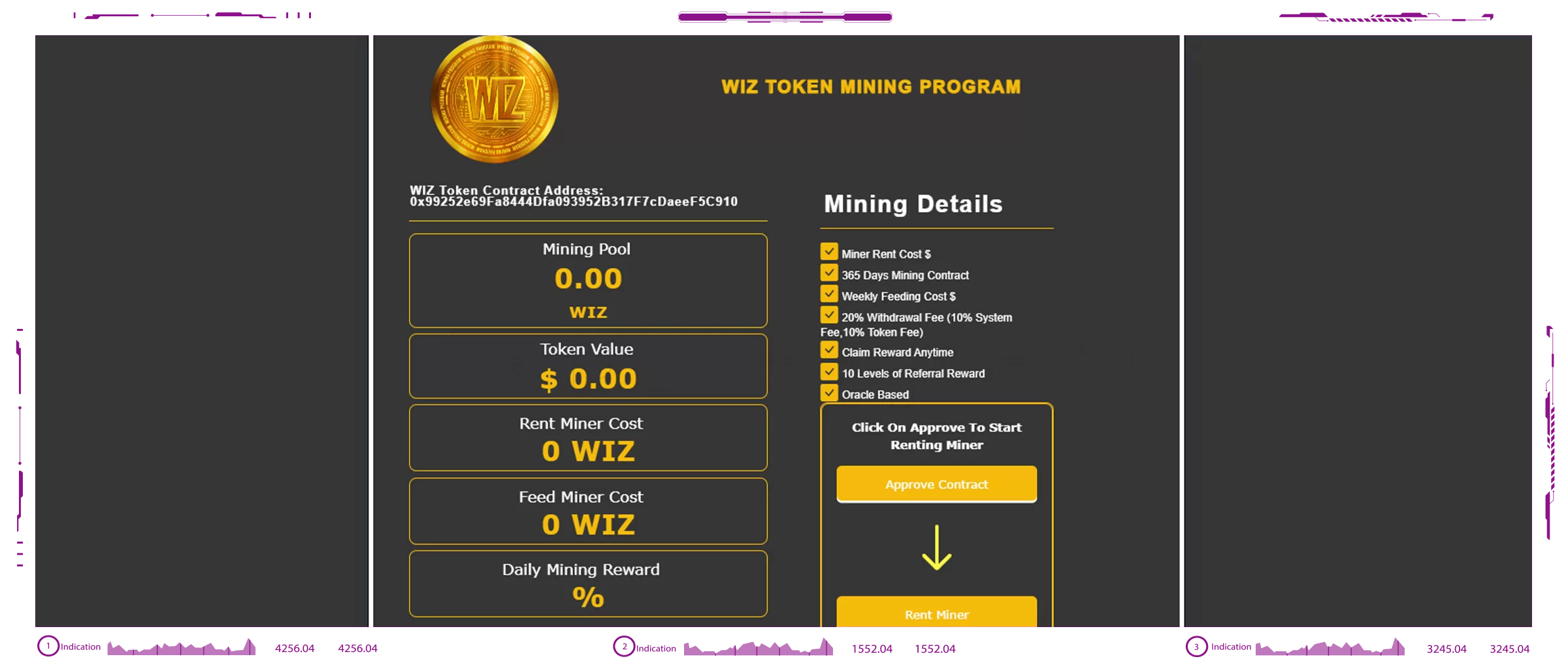 Dapp WIZ Token Mining program