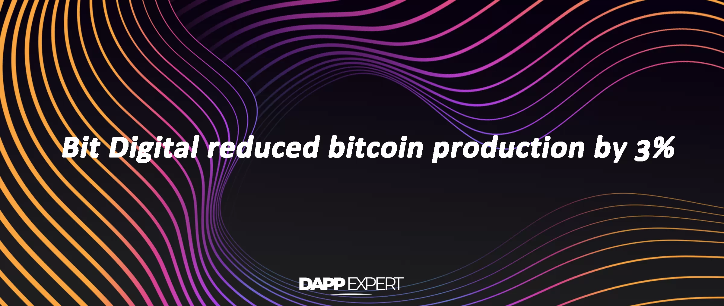 Bit Digital reduced bitcoin production by 3%