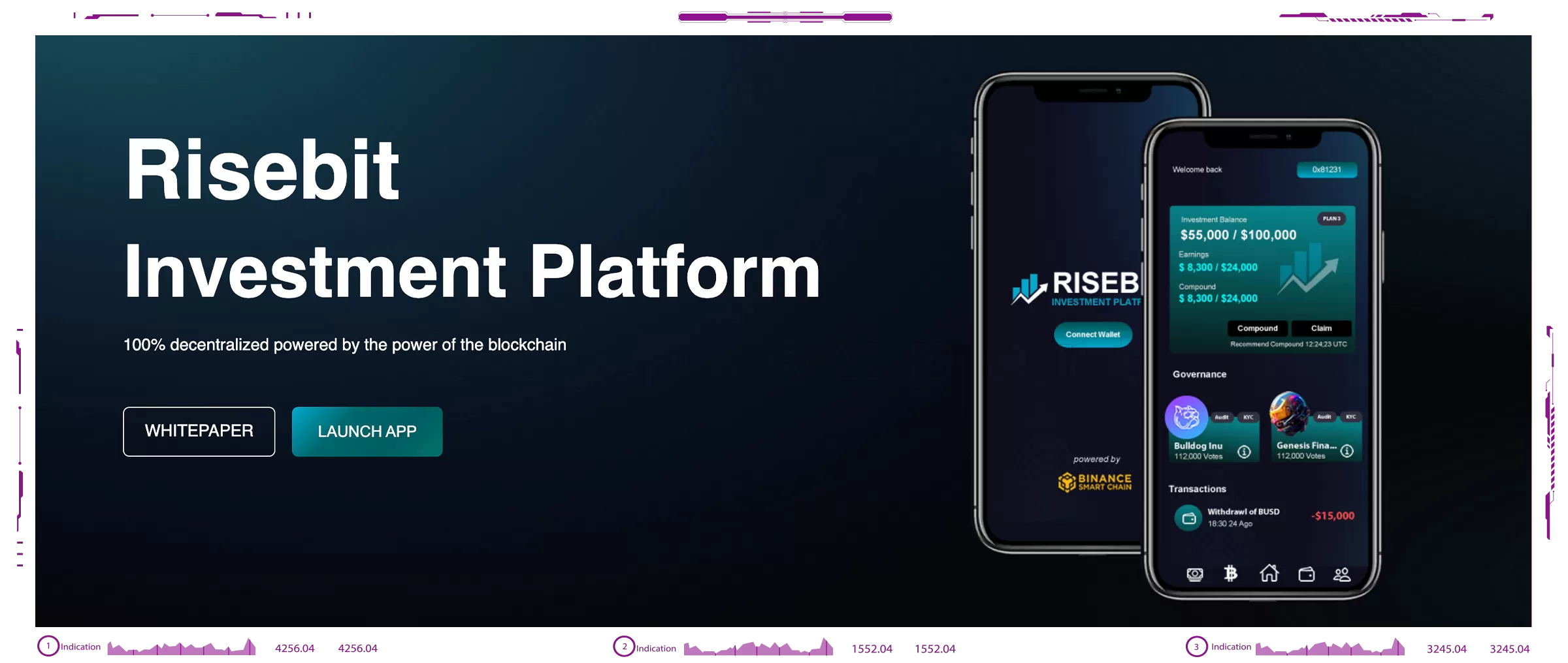 Dapp Risebit Platform Investment