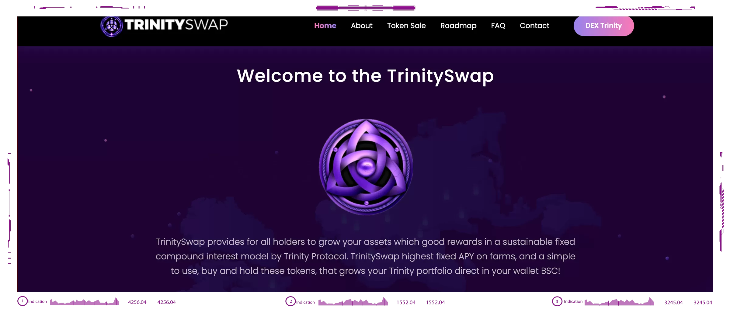 Trinity Swap dapps