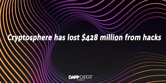 Cryptosphere has lost $428 million from hacks