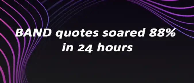 BAND quotes soared 88% in 24 hours BAND quotes soared 88% in 24 hours