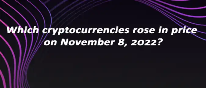 Which cryptocurrencies rose in price on November 8, 2022? Which cryptocurrencies rose in price on November 8, 2022?