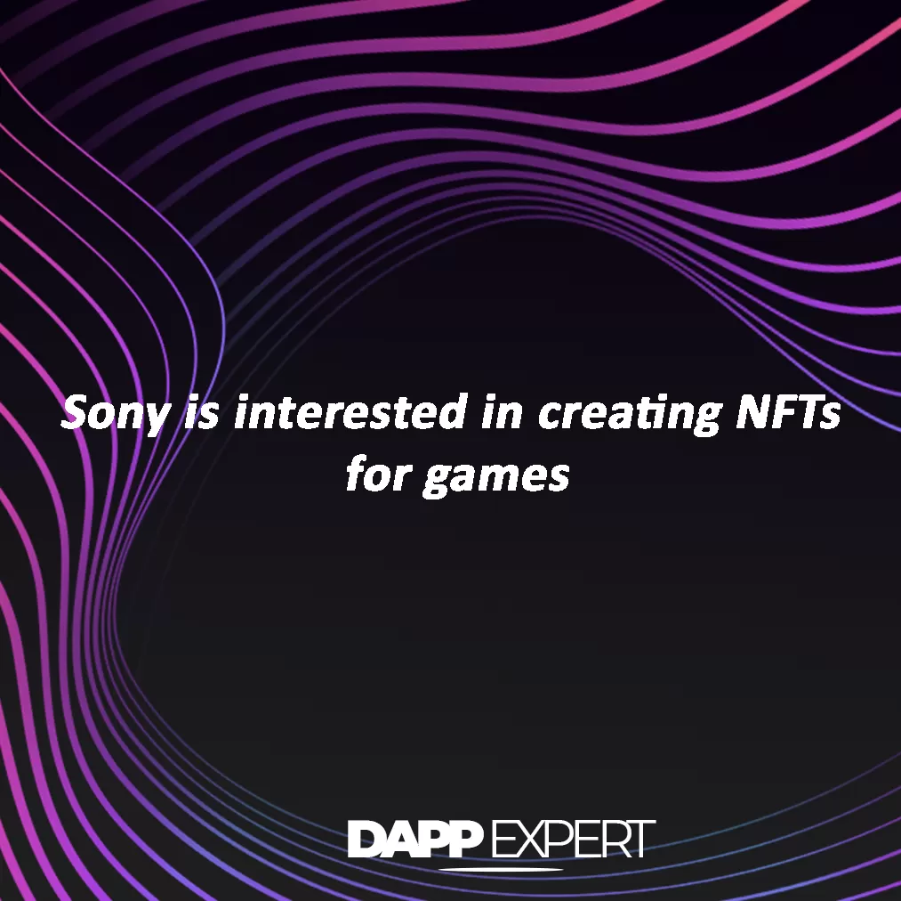 Sony is interested in creating nfts for games