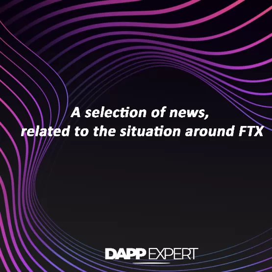 A selection of news, related to the situation around FTX