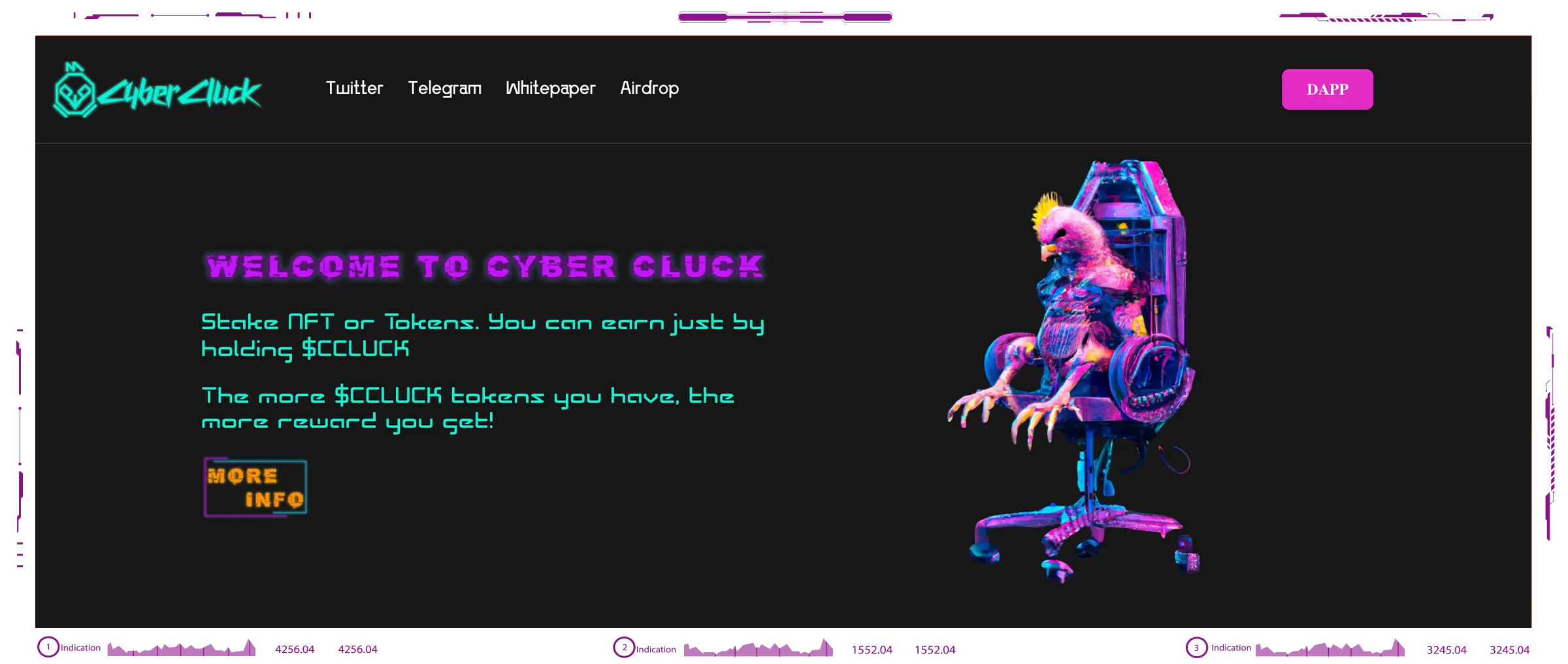 Cyber Cluck dapps