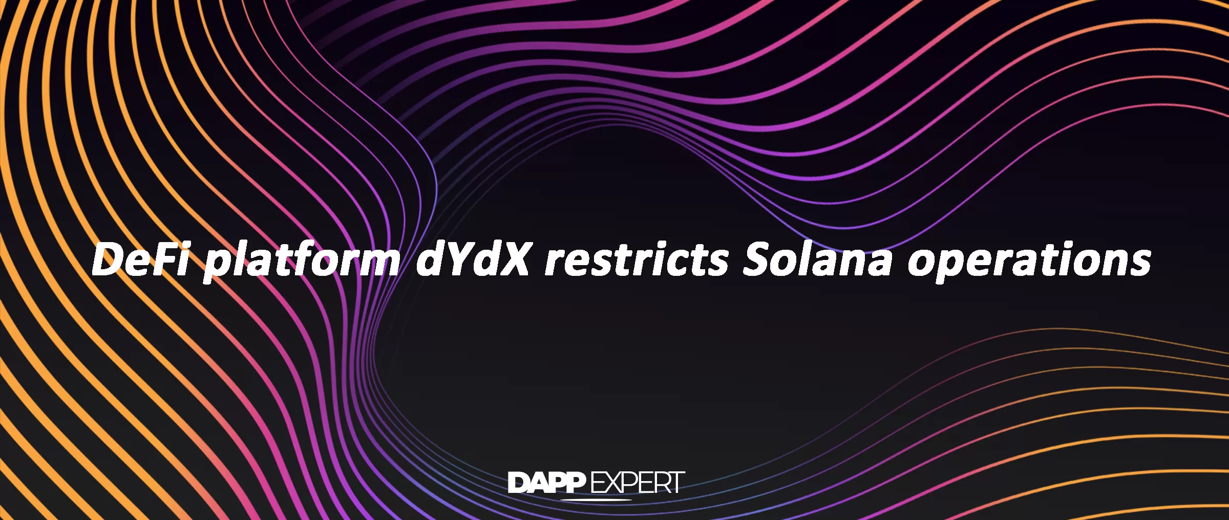 DeFi platform dYdX restricts Solana operations