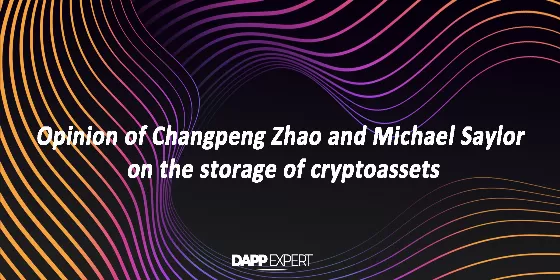 Changpeng Zhao and Michael Saylor urged users to store crypto assets in their own wallets