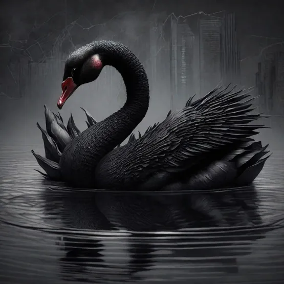 The black swan: its connection to the cryptocurrency market